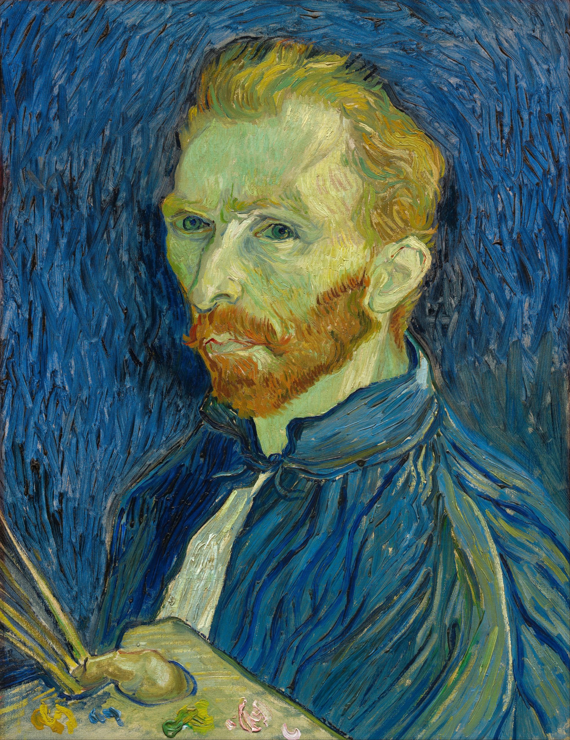 Vincent van Gogh - Self-Portrait, 1889. National Gallery of Art, Washington