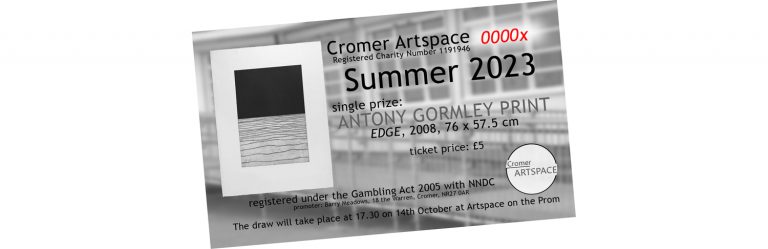 antony gormley print raffle