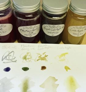 making and using natural inks