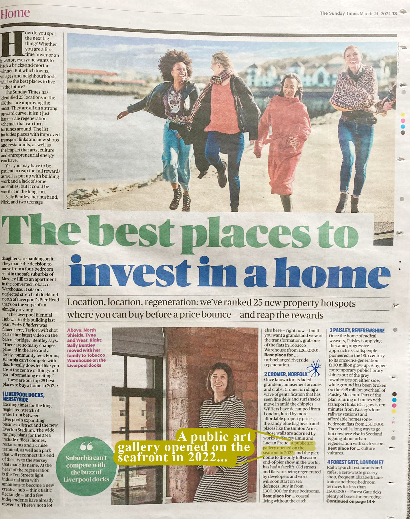 cromer in the sunday times