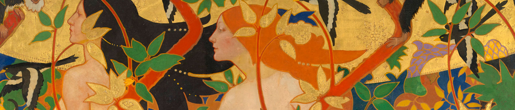 Robert Burns (1869 - 1941) The Hunt - detail National Museums of Scotland