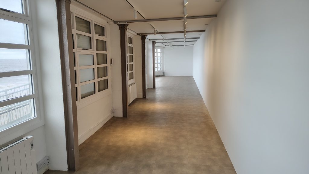 Cromer Artspace on the prom - empty art gallery